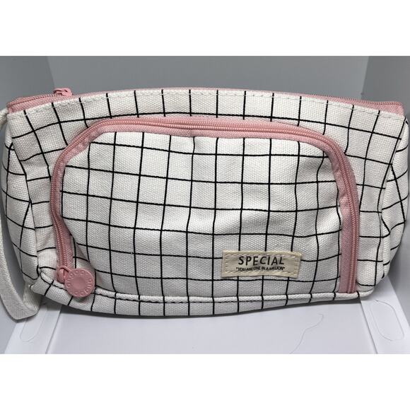 Angoo Large Capacity Colored Canvas Storage Pouch Marker Pen Pencil Case - Picture 1 of 4